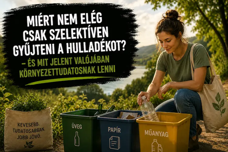 Miért nem elég csak szelektíven gyűjteni a hulladékot? - és mit jelent valójában környezettudatosnak lenni