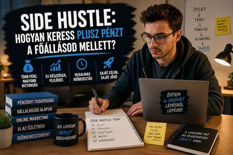 Side Hustle: Hogyan keress plusz pénzt a főállásod mellett 2026-ban