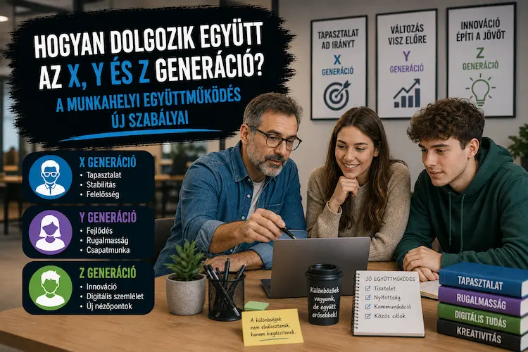 Hogyan dolgozik együtt az X, Y és Z generáció