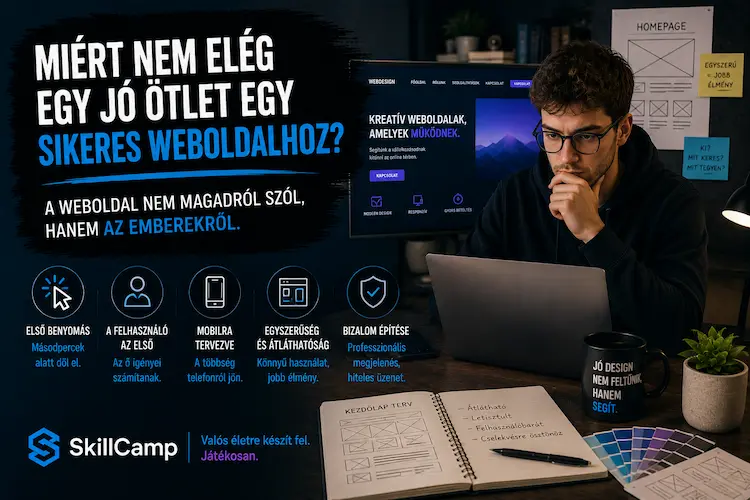 Miért nem elég egy jó ötlet egy sikeres weboldalhoz